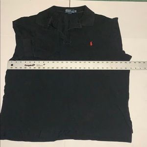 Black Mens Polo Ralph Lauren long sleeve 2XL (2XB)
